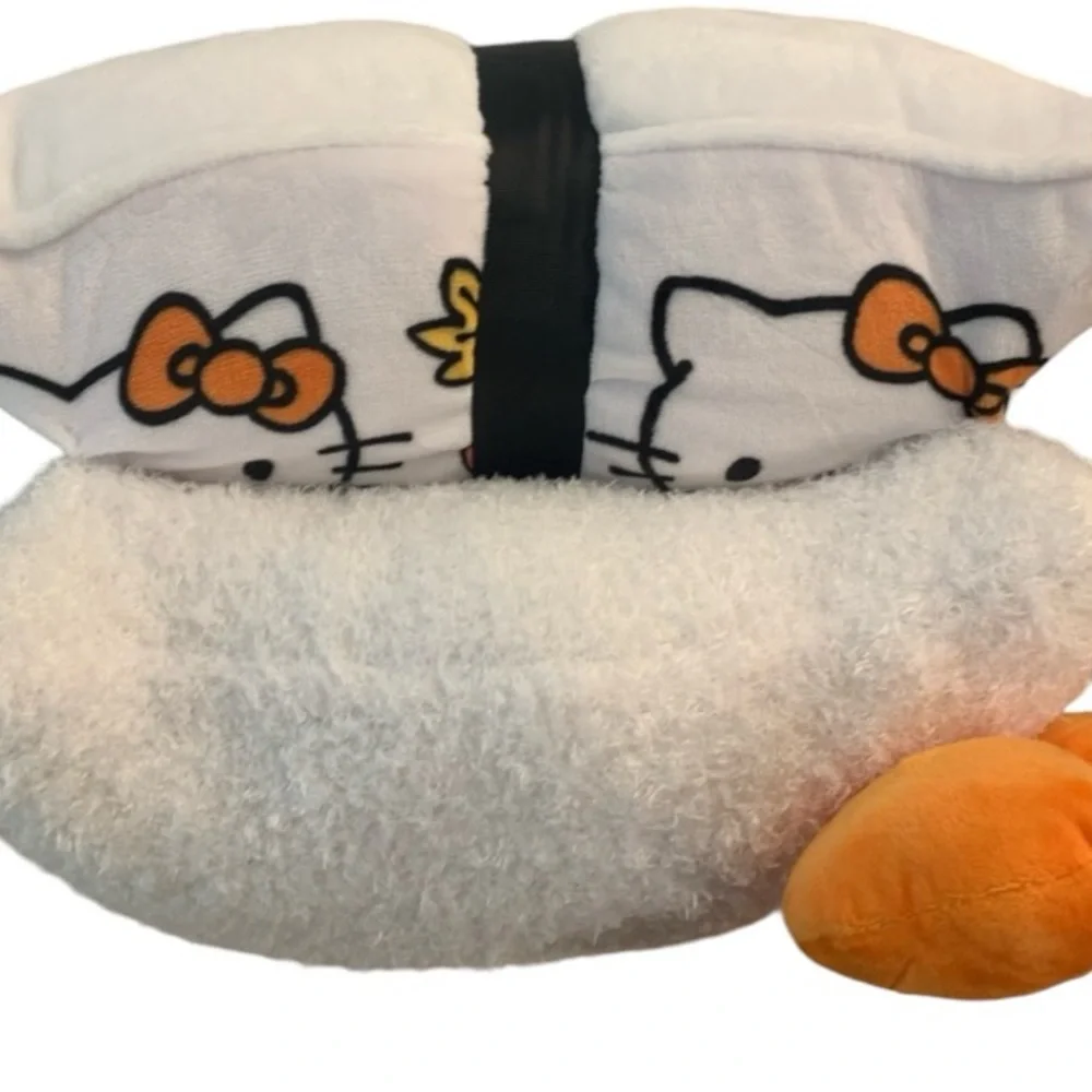 Hello Kitty Decorative Fall Pumpkin Leaves Throw Pillows 2 Piece Matching set